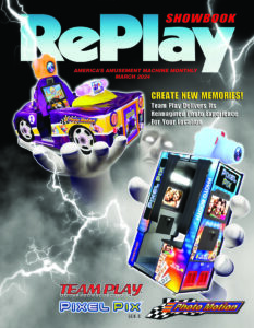 RePlay March 2024 front cover - Team Play