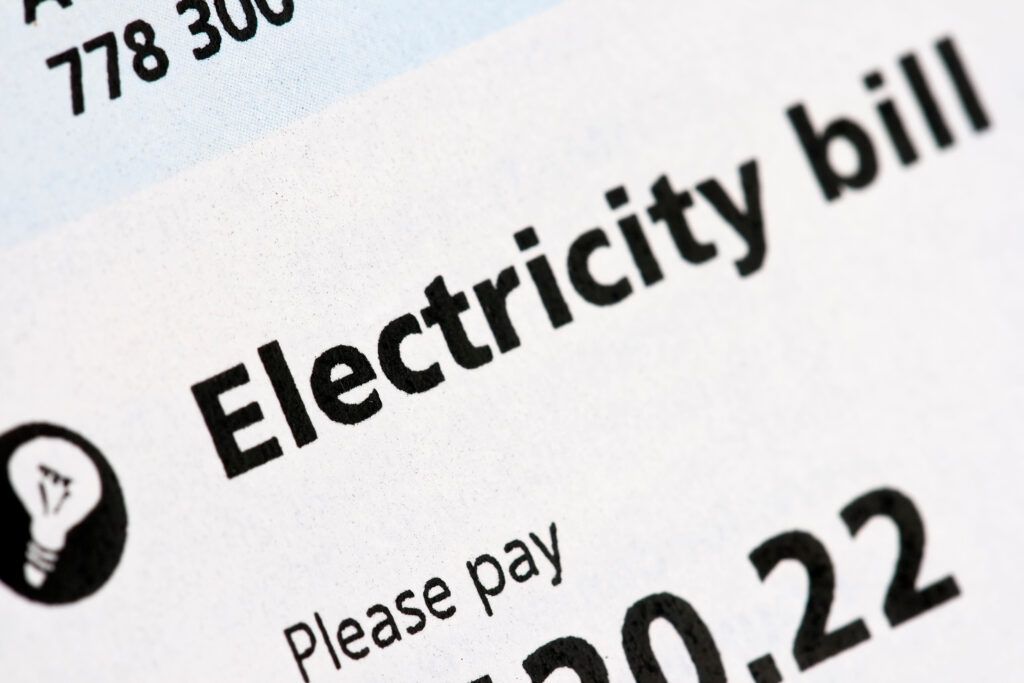 Adobe Stock Electric Bill image for Endgame 0424