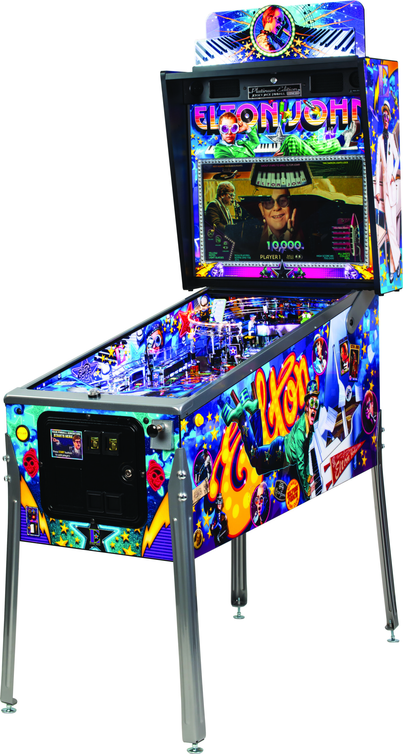 Jersey Jack Pinball Elton John Platinum Edition