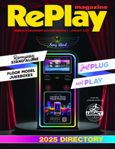 RePlay January 2025 Front Cover - Legacy and Song Bird