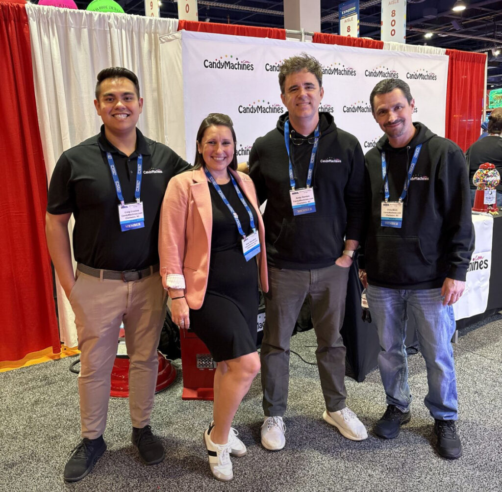 CandyMachines.com team at Amusement Expo 2025