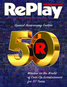 RePlay October 2025 cover - 50th anniversary