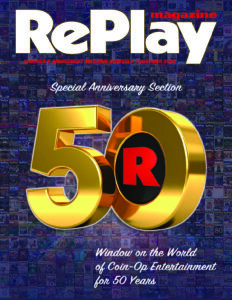 RePlay October 2025 cover - 50th anniversary