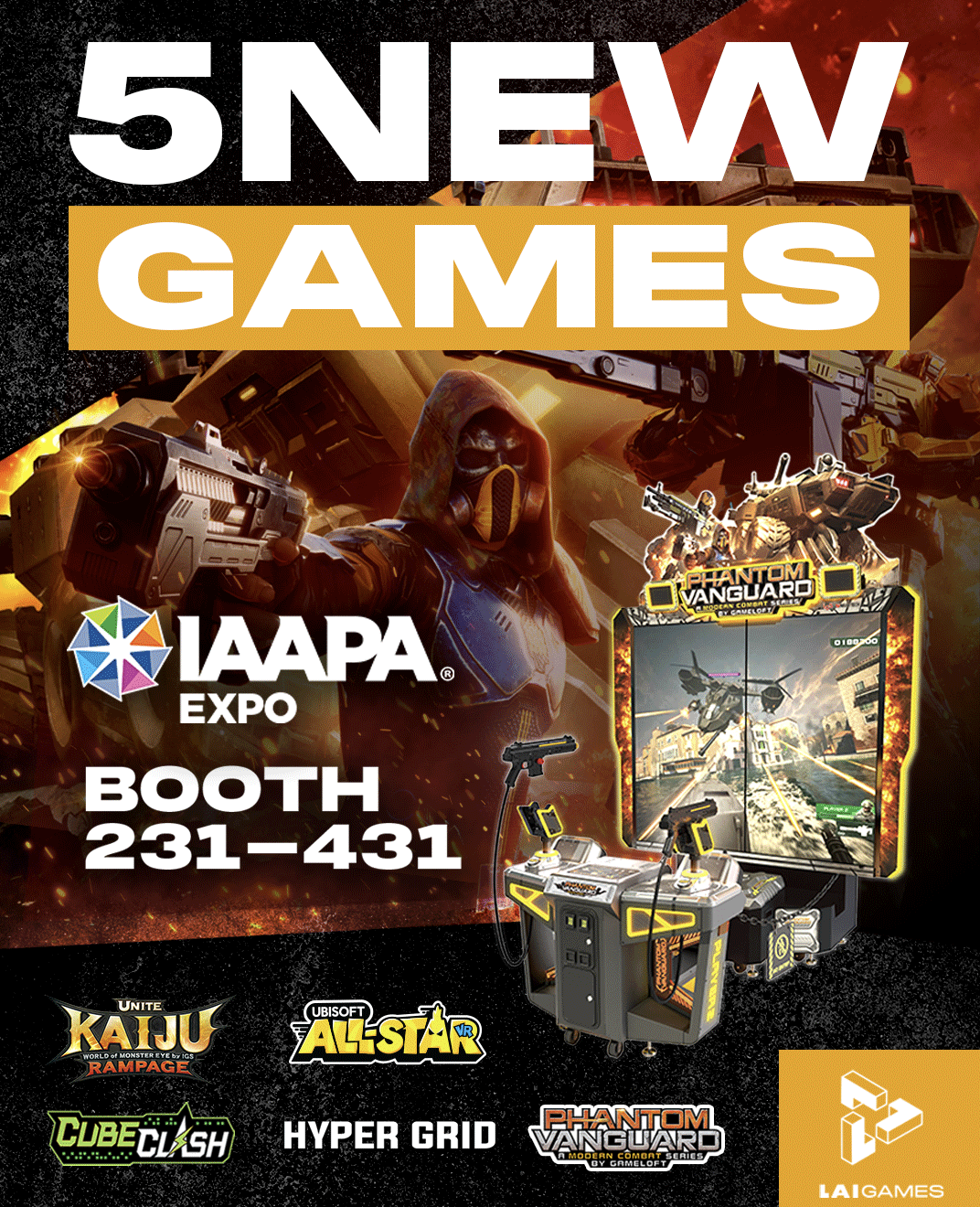 LAI Games to Introduce Five New Attractions at Expo – RePlay Magazine