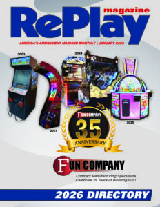 RePlay January 2026 Cover - Fun Company