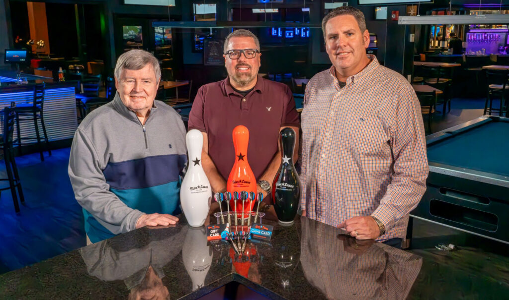 Doug Mechling with father and brother